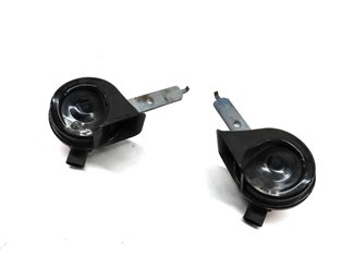 2010-2014 BMW X5 X6 (E70 E71) HIGH & LOW TONE SAFETY HORN SET-2 — exact item pictured